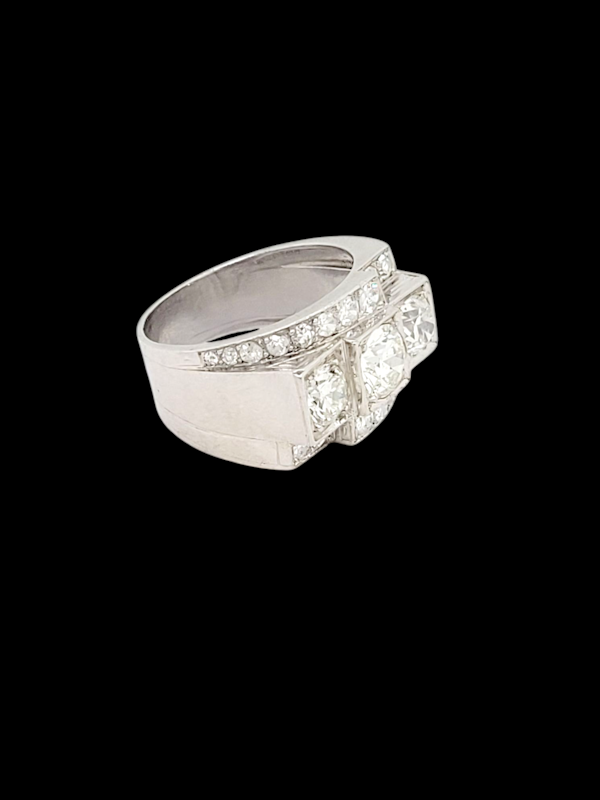 Art deco 1920's diamond ring SKU: 7886 DBGEMS - image 4