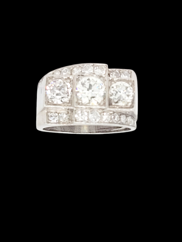 Art deco 1920's diamond ring SKU: 7886 DBGEMS - image 1