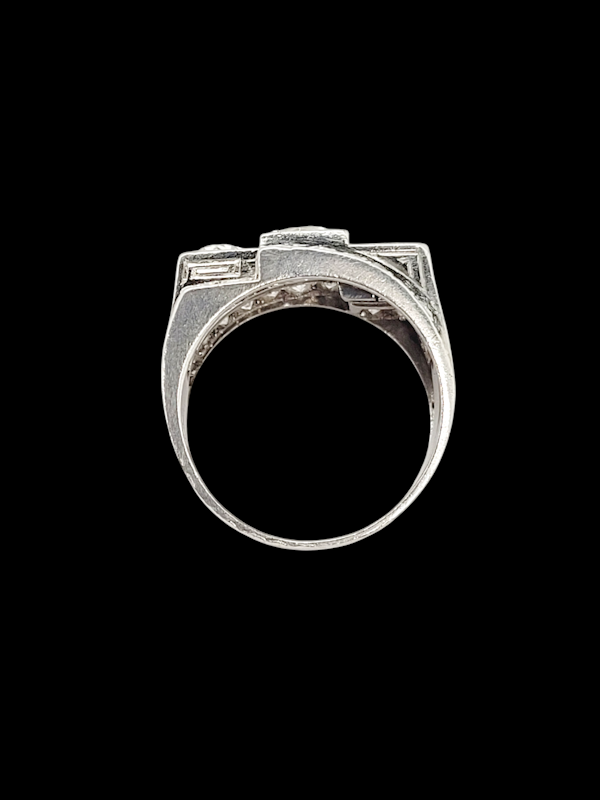 Art deco 1920's diamond ring SKU: 7886 DBGEMS - image 3