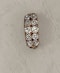 Antique two row diamond across the finger ring - image 3