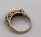 Antique two row diamond across the finger ring - image 1