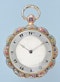 Turkish Market Gold & Enamel Watch with Two Dials - image 4