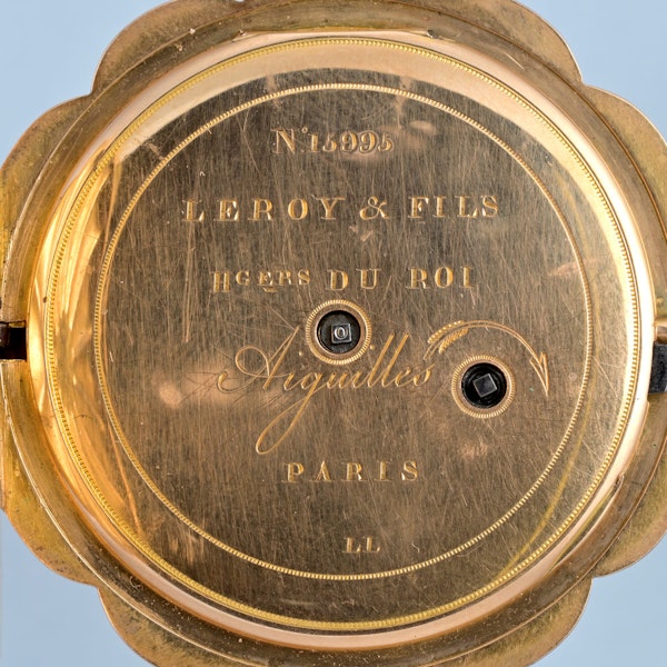 Turkish Market Gold & Enamel Watch with Two Dials - image 7