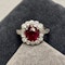 Ruby Diamond Ring in Platinum date circa 1940, SHAPIRO & Co since1979 - image 1