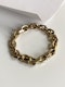 Rare 14k Gold Danish Anchor Chain Link bracelet - image 1