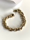 Rare 14k Gold Danish Anchor Chain Link bracelet - image 2