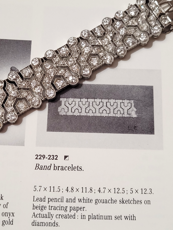 Fine Art deco diamond bracelet SKU: 7900 DBGEMS - image 2