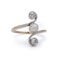 Antique Edwardian Gold Ring with pearl - image 2