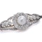 Antique Edwardian 18K Gold and Platinum Brooch with Natural Pearl and Diamonds - image 2