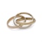 18K Gold Trinity-Style Ring - image 3