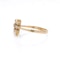 Vintage 21K Gold Ring with Geometric Design - image 4