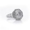 18kt White Gold Diamond Ring with 2.03 ct diamond - image 5