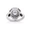 18kt White Gold Diamond Ring with 2.03 ct diamond - image 3