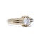 18kt Gold English Gypsy Diamond Ring - image 6