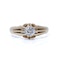 18kt Gold English Gypsy Diamond Ring - image 2