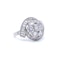 Van Cleef & Arpels Platinum Ring with 4.2 carats of diamonds. - image 4