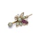 Antique Victorian 15kt Gold Opal and Ruby Brooch - image 6