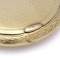 18kt gold round design compact case with a finely engraved guilloché pattern on the exterior. - image 7