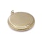 18kt gold round design compact case with a finely engraved guilloché pattern on the exterior. - image 8