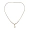 Vintage 18kt Gold Necklace with Citrine and Diamonds - image 4