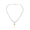 Vintage 18kt Gold Necklace with Citrine and Diamonds - image 9