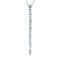 Bvlgari 18kt White Gold Aquamarine and Diamond Lucea Pendant necklace - image 3