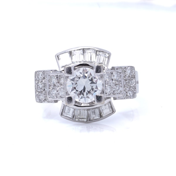 18kt White Gold Diamond Ring - image 2