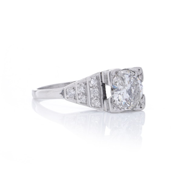 Platinum Diamond Ring - image 7