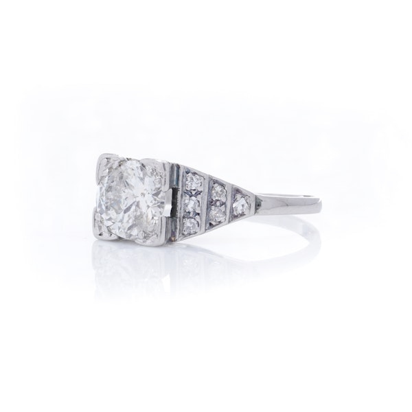 Platinum Diamond Ring - image 6