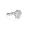 7.2 Carat Natural Diamond Platinum Ring - image 4