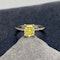 Fancy Intense Yellow Diamond ring in 18ct White Gold date circa 1980, SHAPIRO & Co since1979 - image 1