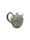 Antique Russian silver cloisonné and shaded enamel teapot by Ivan Saltykov, Moscow, 1895 - image 5