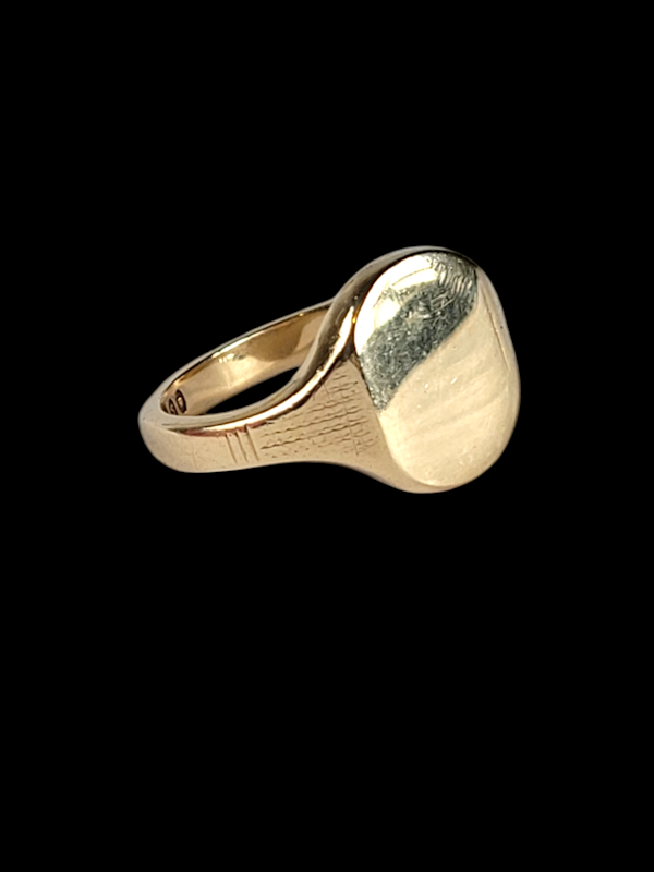 9ct gold signet ring SKU: 7904 DBGEMS - image 2