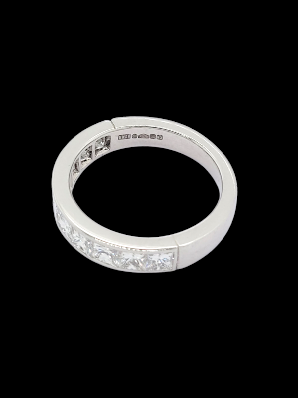 Half hoop Princess cut diamond eternity ring SKU: 7905 DBGEMS - image 2