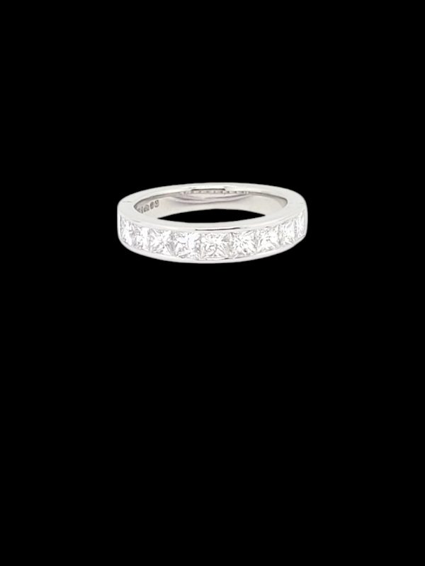 Half hoop Princess cut diamond eternity ring SKU: 7905 DBGEMS - image 1