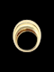 Vintage 18ct yellow gold landscape ribbed day ring SKU: 7906 DBGEMS - image 3