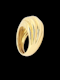 Vintage 18ct yellow gold landscape ribbed day ring SKU: 7906 DBGEMS - image 4