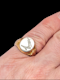 Unusual platinum and gold signet ring SKU: 7912 DBGEMS - image 2