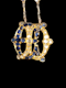 Antique Marchioness sapphire and diamond wedding pendant SKU: 7913 DBGEMS - image 2