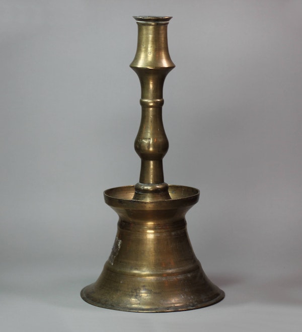 Ottoman/Turkish brass candlestick, 17th century - image 1