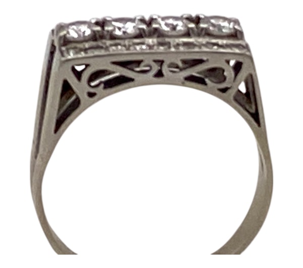 Retro tablet diamond ring - image 3