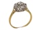 Antique diamond cluster ring - image 3