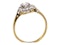 Antique diamond cluster ring in 18ct. gold and platinum - image 2