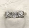 Retro 3 stone diamond ring - image 3