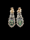 Vintage Emerald and diamond drop earrings SKU: 7924 DBGEMS - image 2