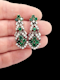 Vintage Emerald and diamond drop earrings SKU: 7924 DBGEMS - image 3