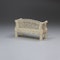 Indian bone miniature bench, 19th century - image 2