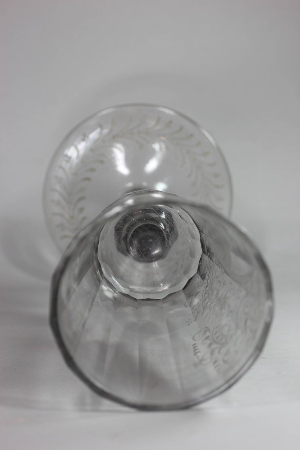 German glass goblet and cover, circa 1720-40 - image 5