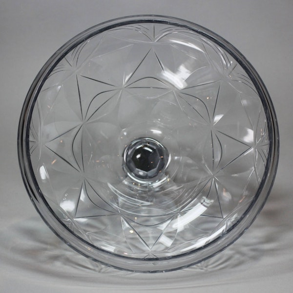 Irish glass bowl and cover, 18th century - image 4