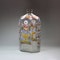 Bohemian painted glass flask, with pewter cap, 18th century - image 1